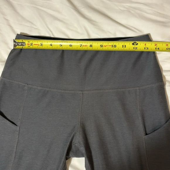 ODODOS High Waisted Yoga Leggings with Pockets - Charcoal size M - Picture 7 of 9
